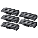 Xerox 108R00909 Phaser 3140, 3155, 3160 Compatible 5-Pack Toner Cartridges