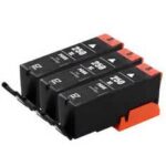 Canon PGi-250XL 3-Pack Compatible High Yield Black Ink 6432B001
