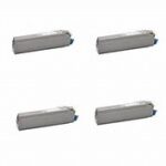 Xerox Phaser 7300, 2135 Compatible 4-Pack High Yield Toner Set