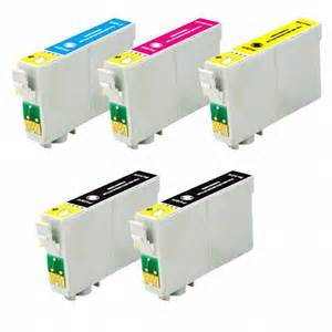 Compatible Epson T200XL High Yield 5-Pack Combo for Expression XP200, XP300, XP410