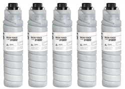 Ricoh 885149 (Type 3100D) for Aficio 340, 350, 355 Compatible 5-Pack 27,000 Page Toner Cartridges $18.98 each