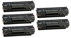 HP CE285A (85A) Compatible 5-Pack Toner for LaserJet M1132, M1212, M1217, P1102 $13.60 each ($68.00) Ships Free
