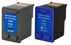 HP 21, 22 #140 Compatible 2-Pack Combo Ink Cartridges $31.00 Free Shipping