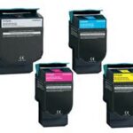 Lexmark C544, C546, X543, X548 EXTENDED High Yield 4-Pack (8,000 page Black, 6,000 page Cyan, Yellow Magenta)