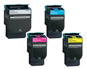 Lexmark C544, C546, X543, X548 EXTENDED High Yield 4-Pack (8,000 page Black, 6,000 page Cyan, Yellow Magenta)