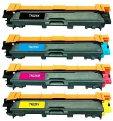 Brother TN221/TN225 4-Pack Compatible Toner Combo $14.00 each ($56.00) Free Shipping