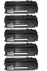 HP CE505A Compatible 5-Pack Premium Toner Cartridges $12.00 each ($60.00) FREE SHIPPING