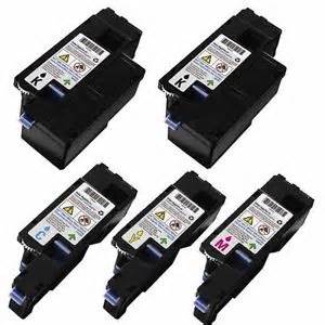 Dell 1250/1350/1355 New Compatible 5-Pack High Yield Toner Combo $12.00 each ($60.00) Free Shipping