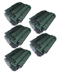 HP CE255A (55A) Compatible 5-Pack Toner for LJ P3011/P3016/M521 series $19.60 each ($98.00) Free Shipping
