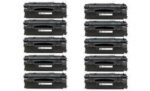HP LaserJet P2010/P2014/P2015/M2727 Q7553X Compatible 10-Pack Toner