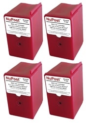 Made in USA Pitney Bowes 793-5 Premium Compatible 4-Pack Red Postage Ink $28.00 each Free Shipping