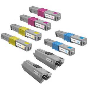 Okidata C330, C530, C531,MC361, MC362, MC561, MC562 Compatible 8-Pack Combo Toner $14.00 each FREE SHIPPING