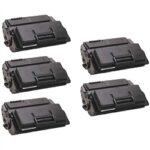 Xerox Phaser 3600 Compatible 106R1371 5-Pack HY 14K Page Toners